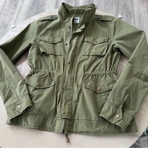 NSF Military Green Utility Cargo Jacket.